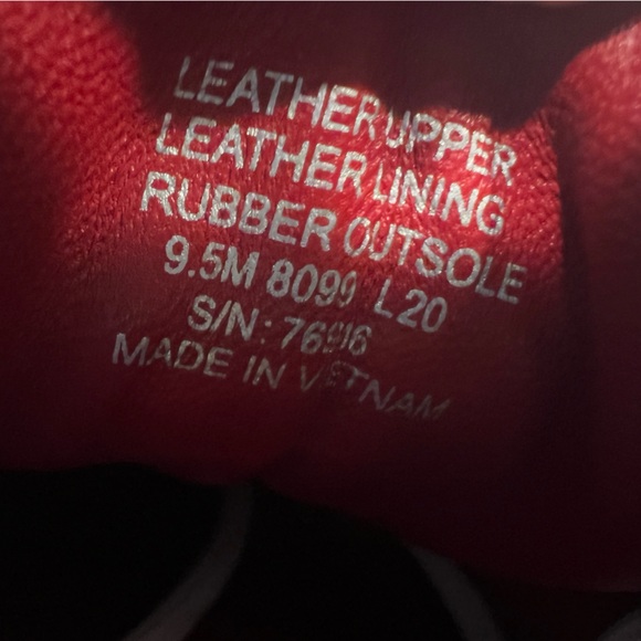 Tory Burch Red and White Double T Sneakers - Picture 8 of 12